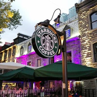 Starbuck, Quebec city