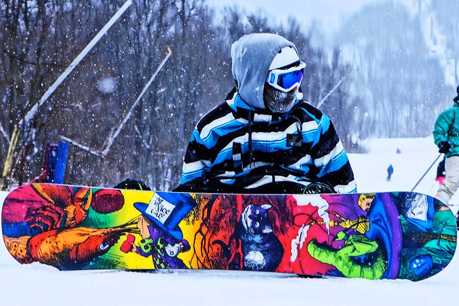 nice snowboard
