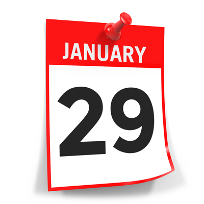 Calendar Jan 29